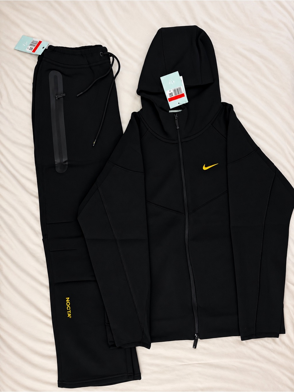 Nike Black Performance Hoodie & Joggers, Large